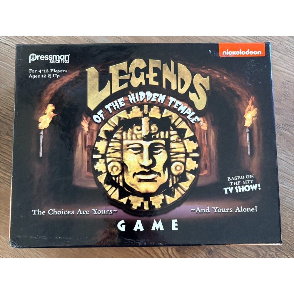 New Legends of the Hidden Temple Game Nickelodeon Pressman - Sealed!